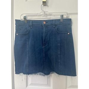 Pink by Victoria Secret Soft Denim Skirt, Size 13/31